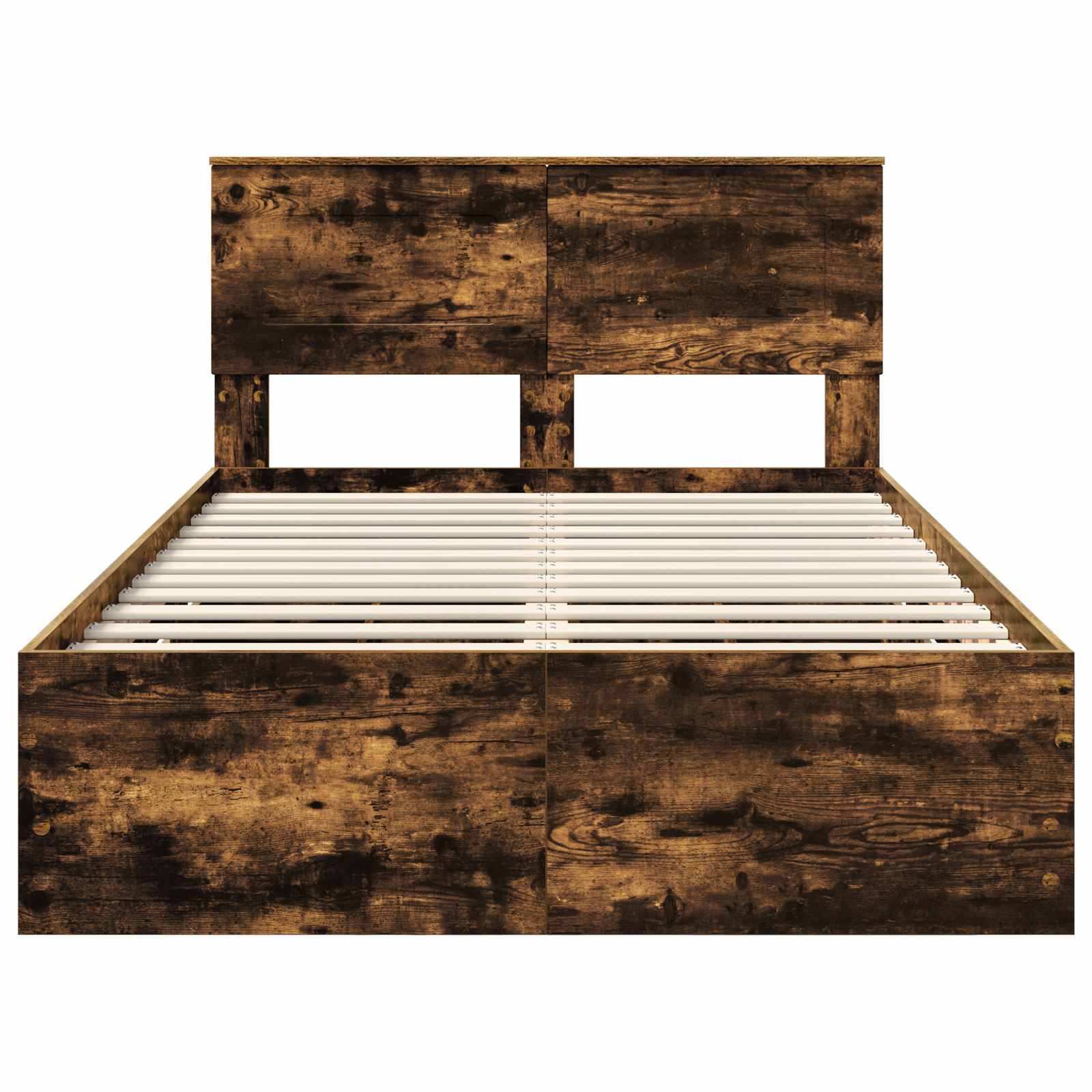 Cadru de pat Stejar fumuriu 120 x 200 cm Lemn Ingineresc GartenMobel Dekor