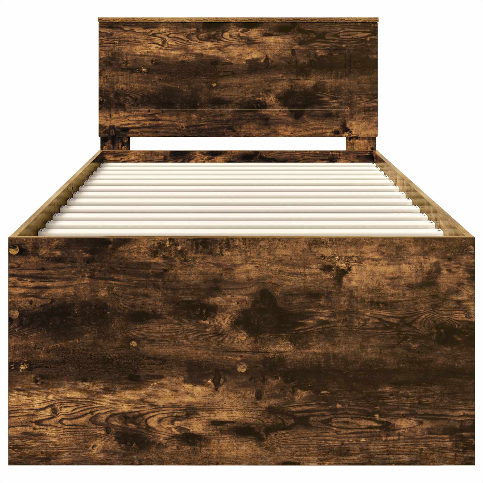 Daybed Manual Stejar afumat și negru 90 x 200 cm Lemn compozit GartenMobel Dekor