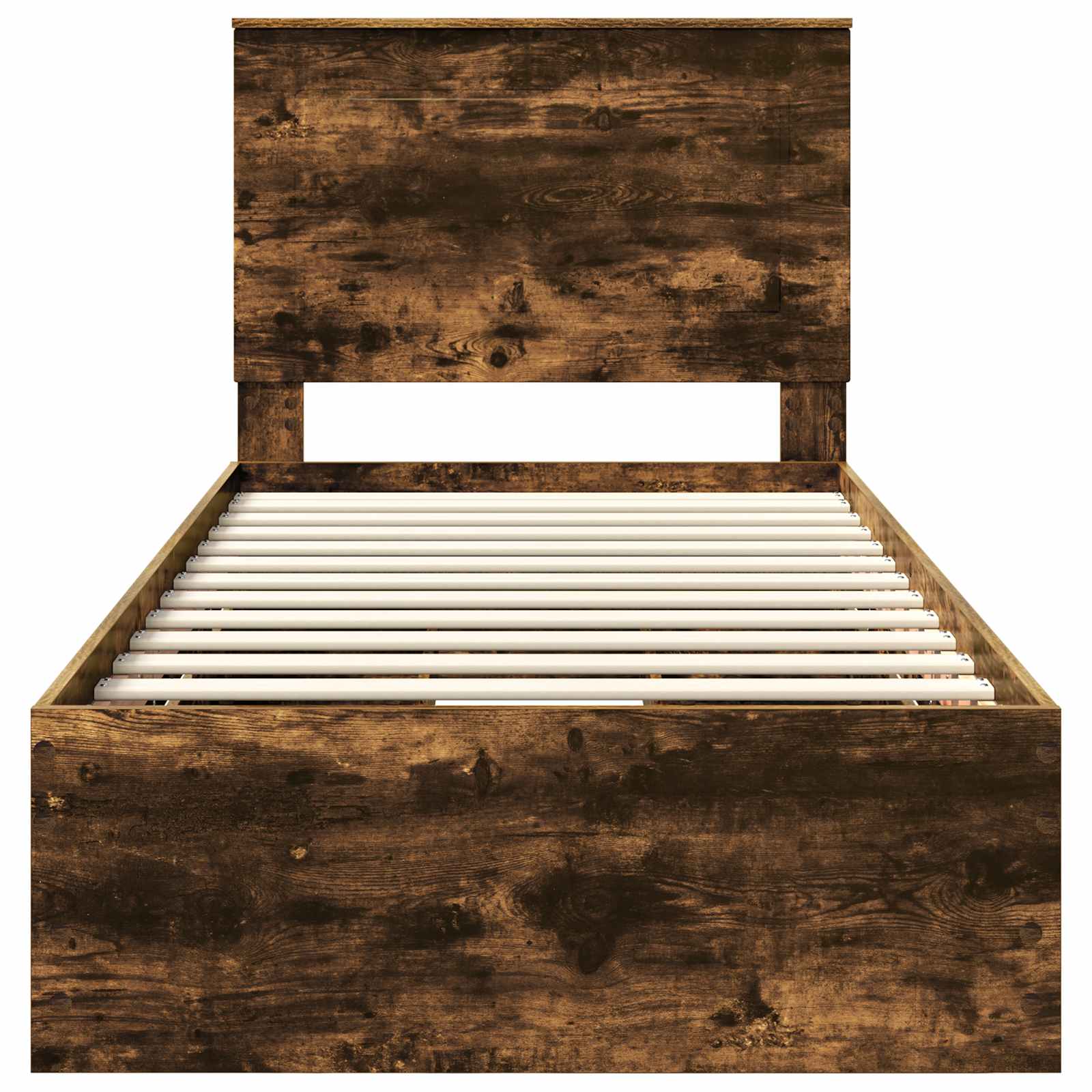 Cadru de pat Stejar fumuriu 90 x 200 cm Lemn Ingineresc GartenMobel Dekor