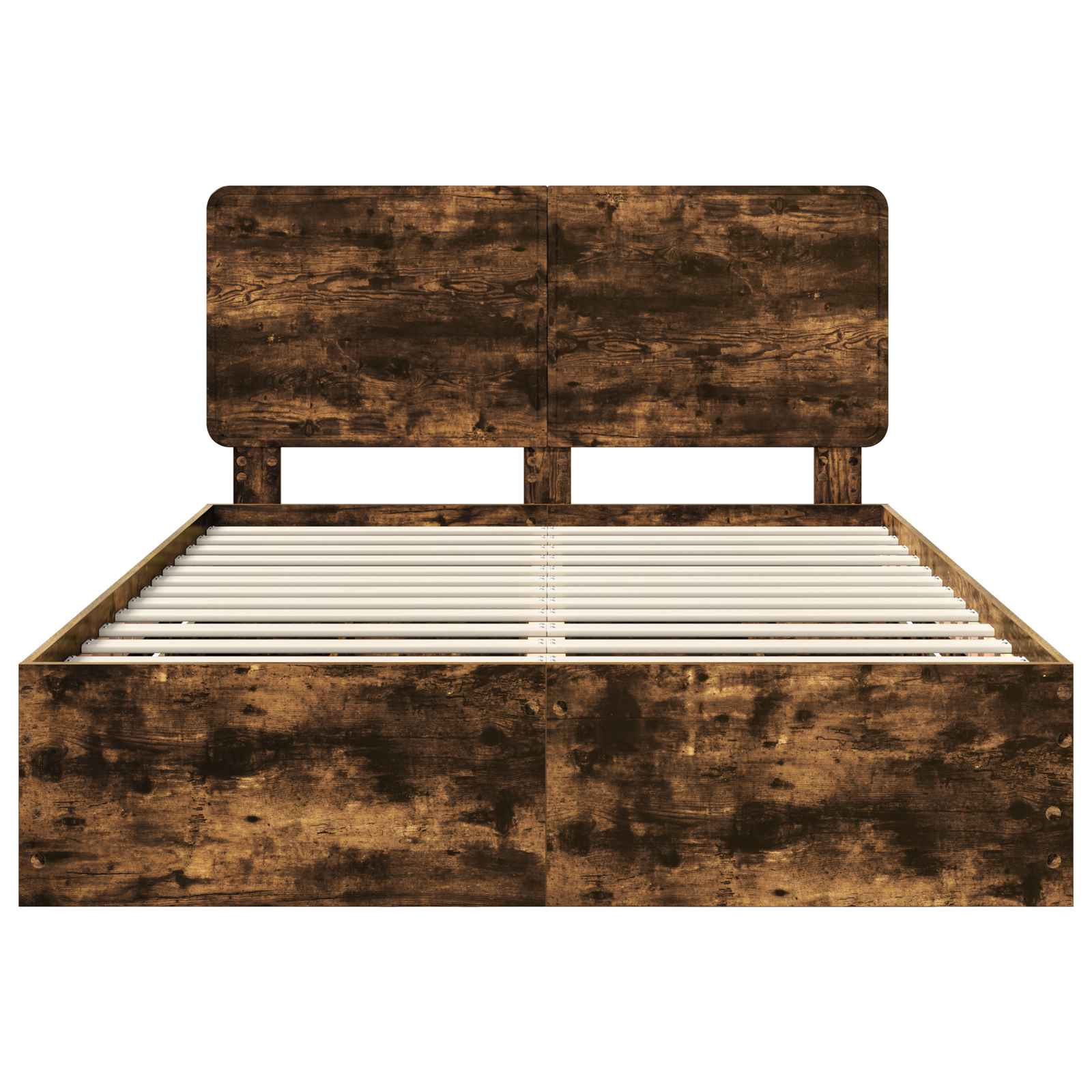 Cadru de pat Stejar fumuriu 140 x 200 cm Lemn Ingineresc GartenMobel Dekor