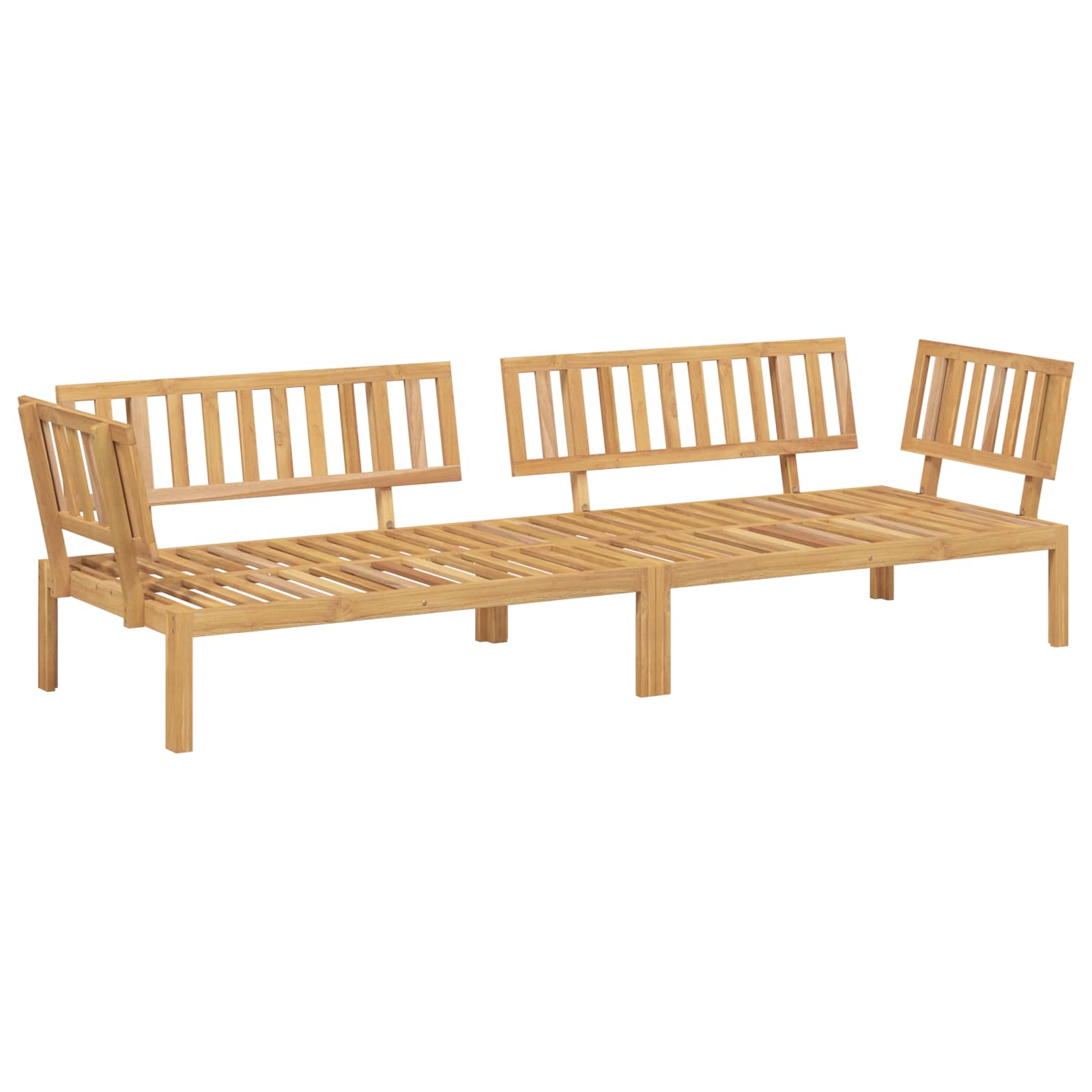 Set de canapea cu pernă 2 pcs Antracit Lemn Solid de Acacia GartenMobel Dekor