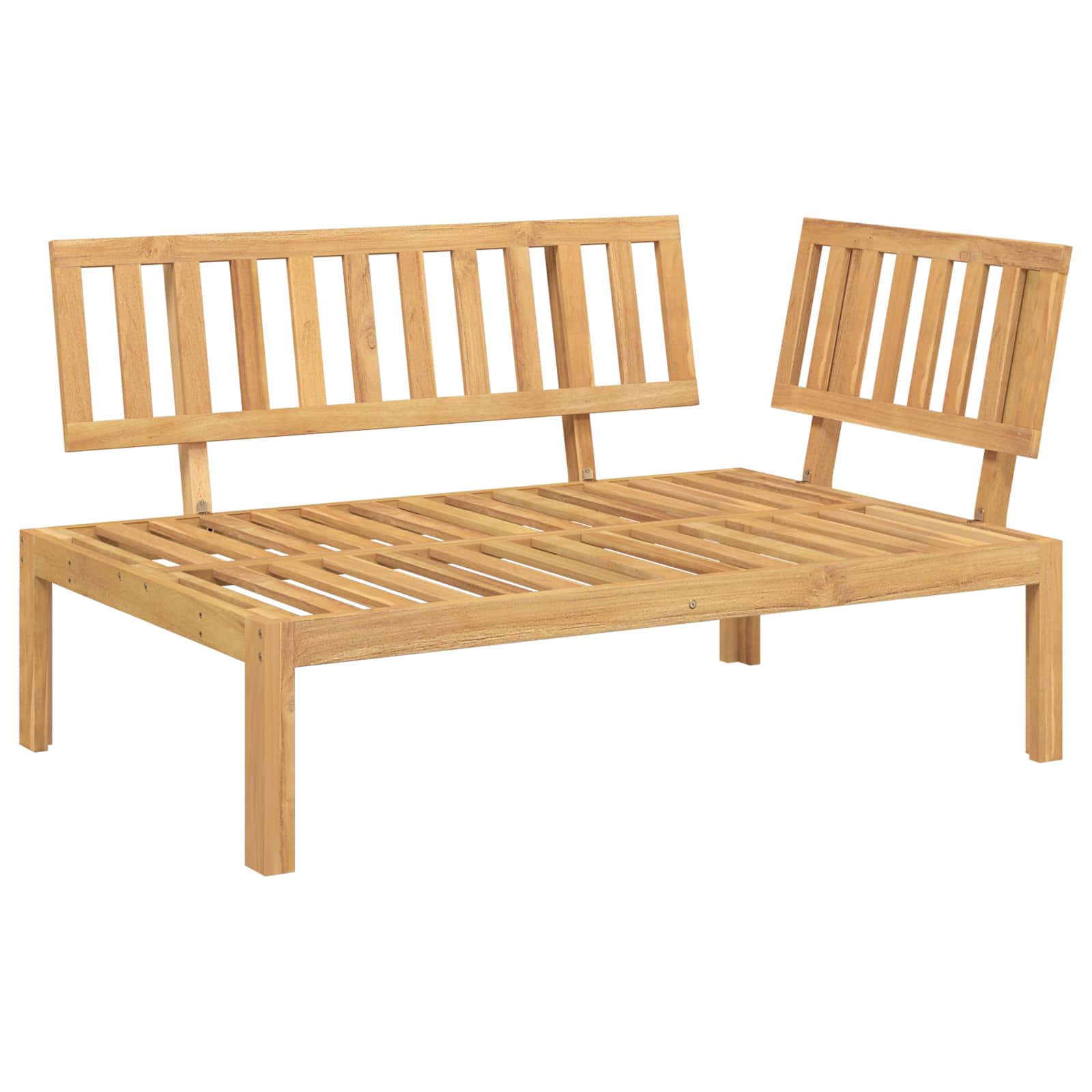 Set de canapea cu pernă 2 pcs Antracit Lemn Solid de Acacia GartenMobel Dekor