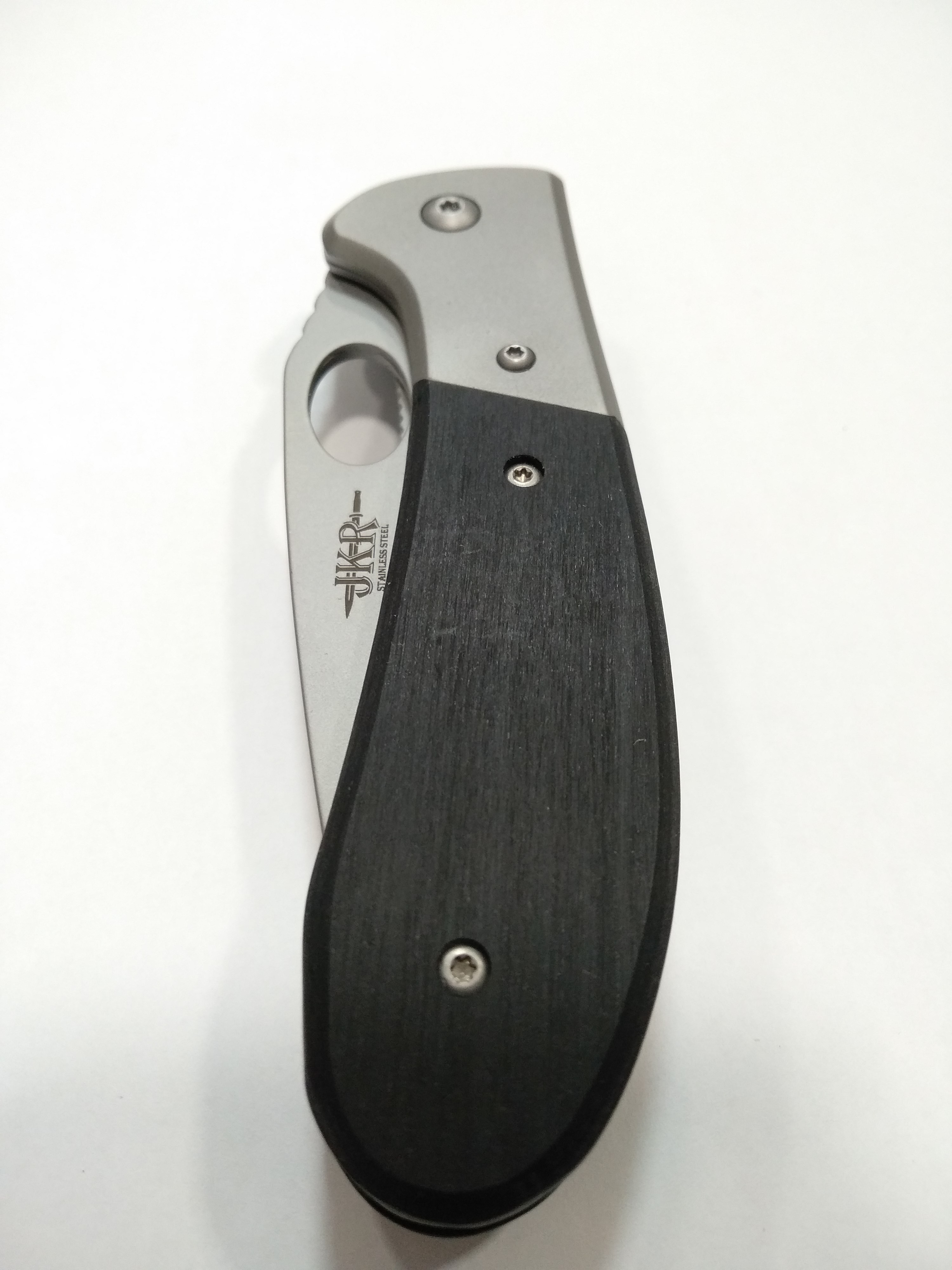 Briceag Joker, lama 8.7 cm otel inox, blocabila, maner lemn JKR651 OutsideGear Venture