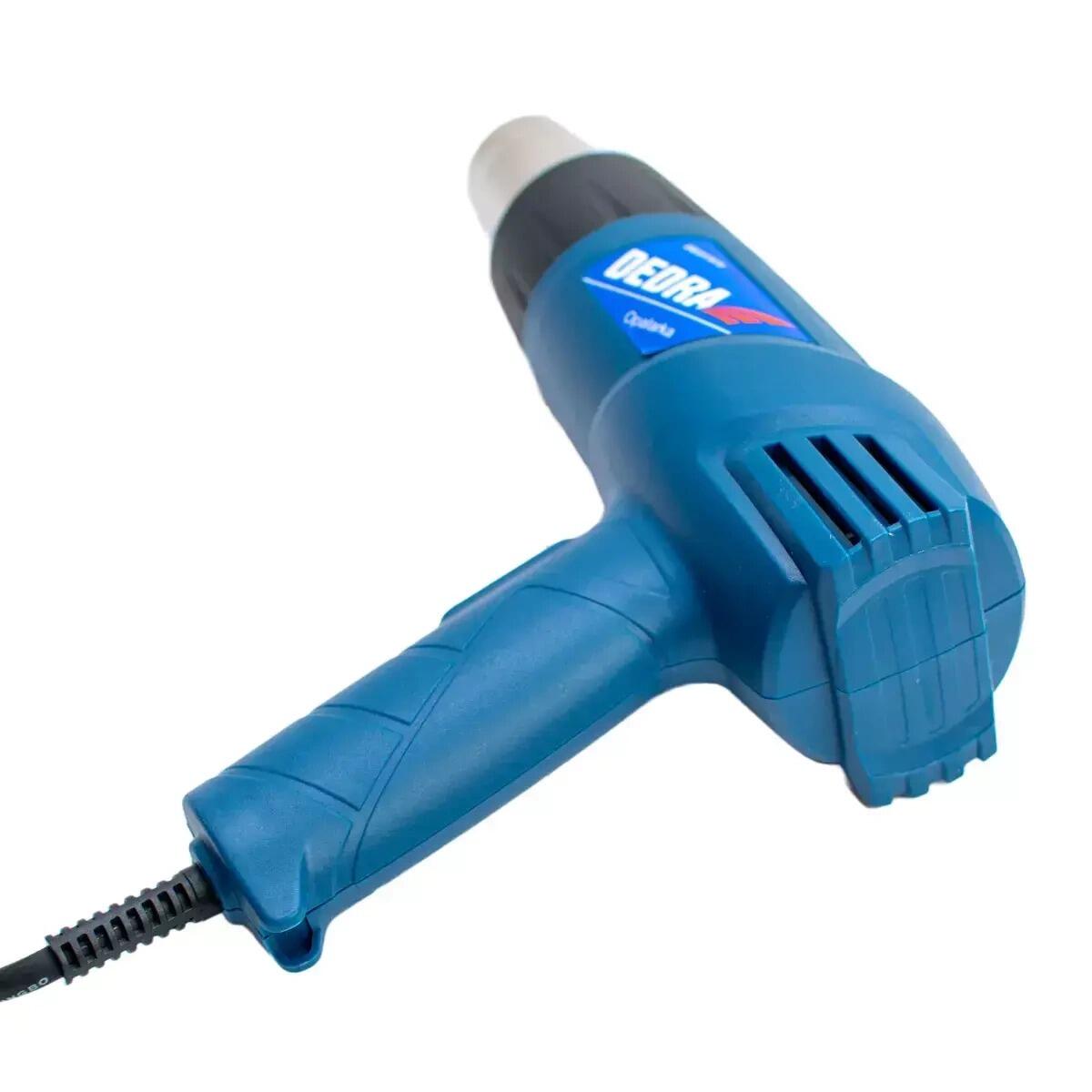 Pistol cu aer cald, 1000-2000 W, 2 moduri, Dedra GartenVIP DiyLine