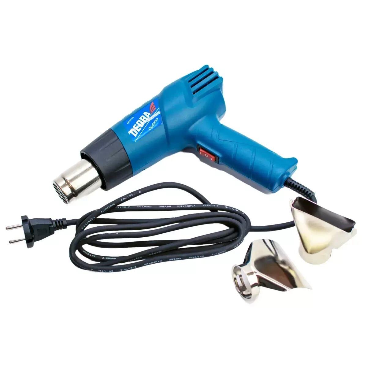 Pistol cu aer cald, 1000-2000 W, 2 moduri, Dedra GartenVIP DiyLine