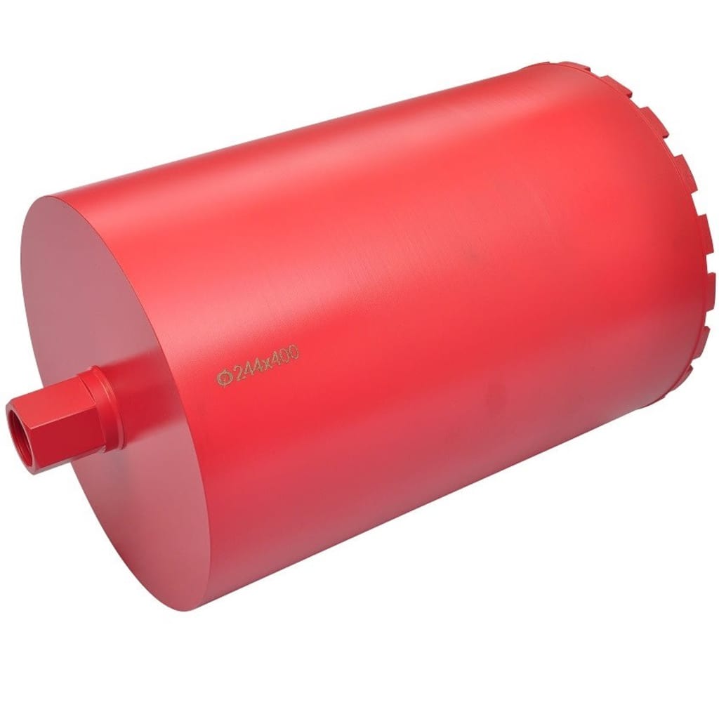 Carotă diamantată găurire uscată/umedă Burghiu centrare 244mm x 400mm GartenMobel Dekor