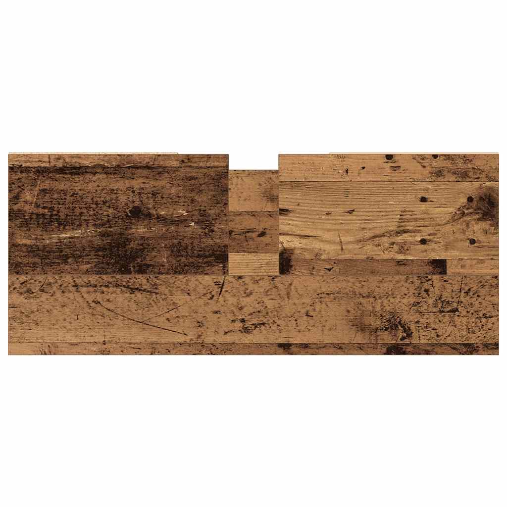 Dulap chiuvetă baie, lemn vechi, 80x33x60 cm, lemn prelucrat GartenMobel Dekor