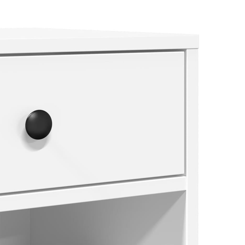 Suport pentru imprimantă cu roți, alb, 60x40x68,5 cm GartenMobel Dekor