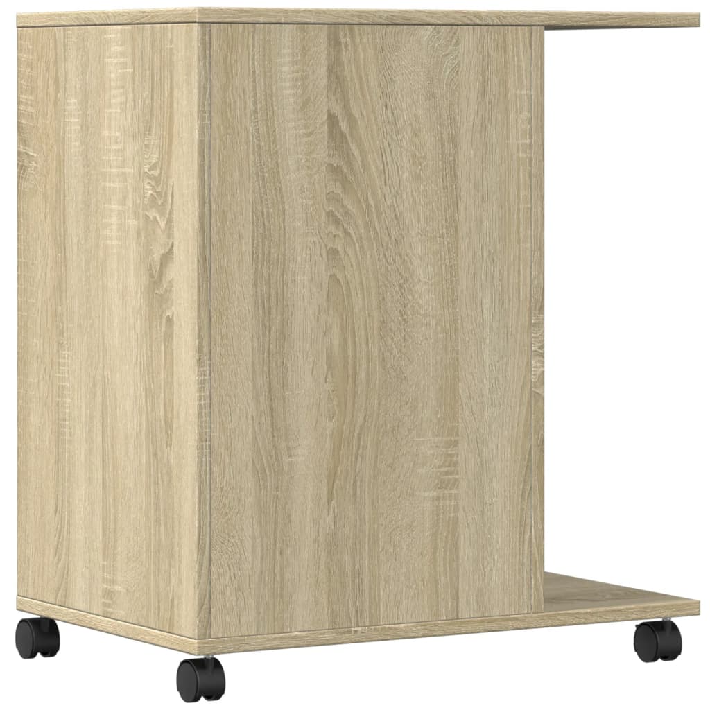 Suport pentru imprimantă cu roți, stejar sonoma, 60x40x68,5 cm GartenMobel Dekor