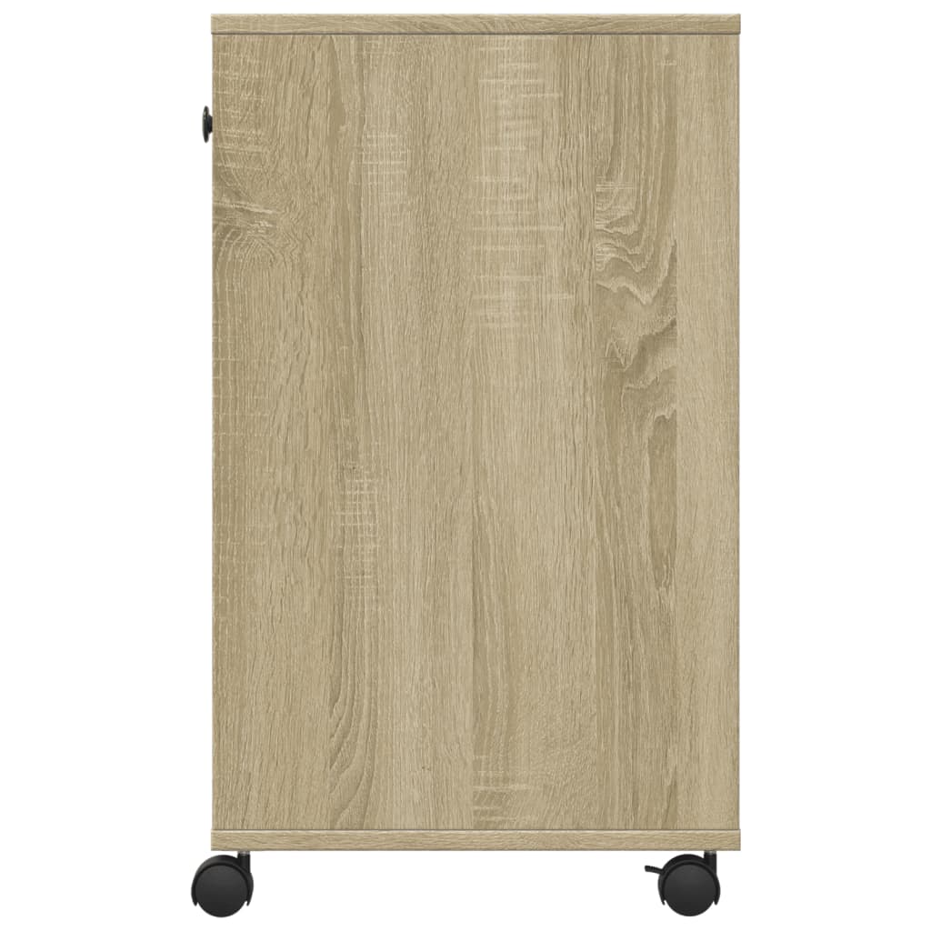 Suport pentru imprimantă cu roți, stejar sonoma, 60x40x68,5 cm GartenMobel Dekor