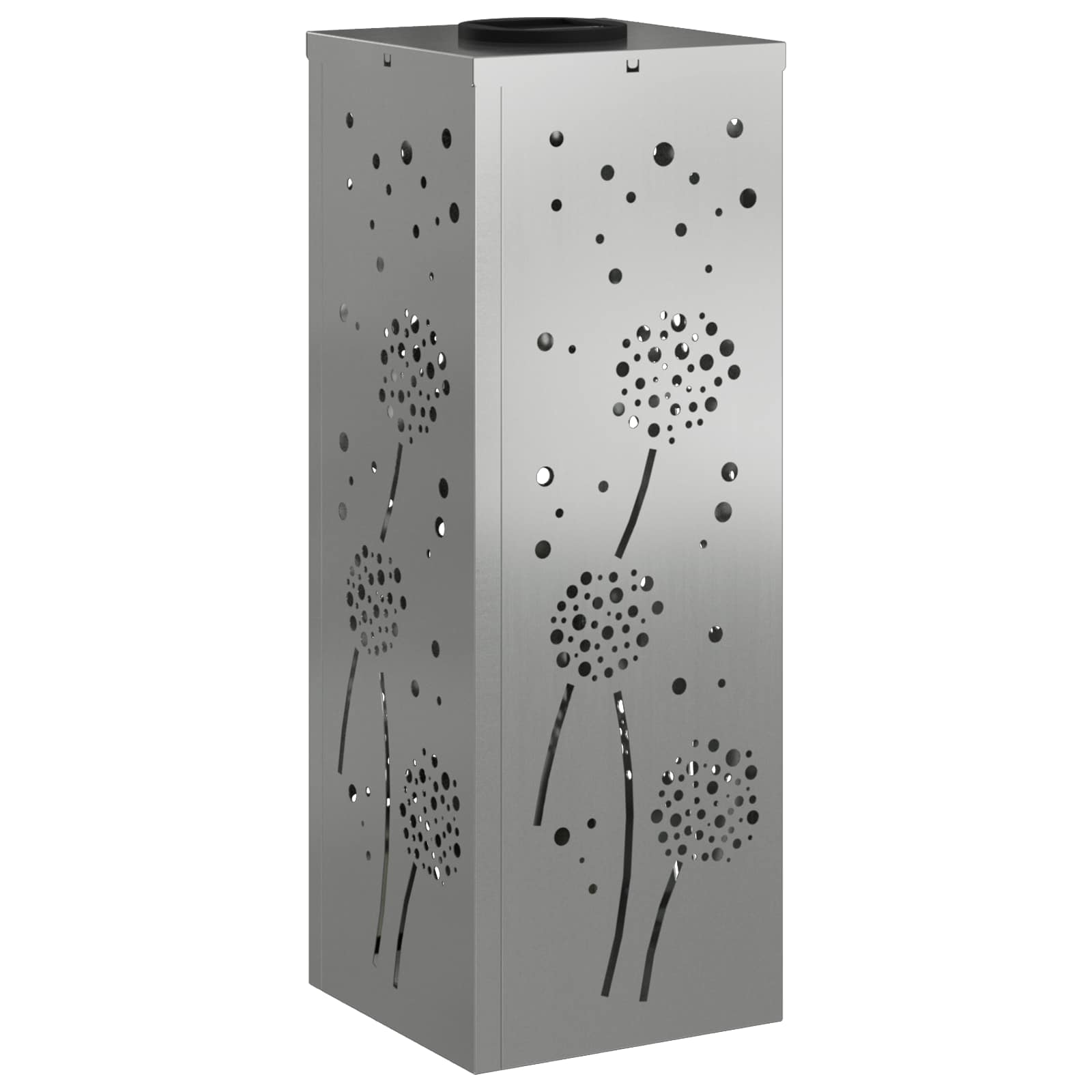 Lumină LED Solară pentru Alei 2 pcs Galvanizat Galvanizat GartenMobel Dekor