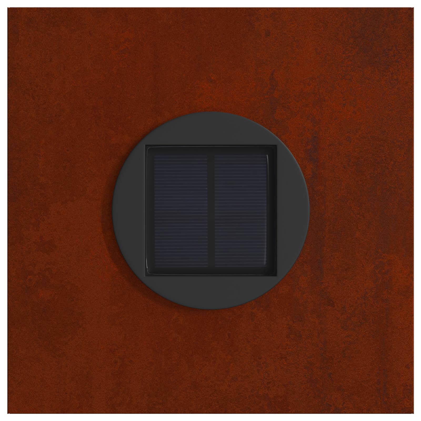 Lumină LED Solară pentru Alei 2 pcs Oțel Corten Oțel Corten GartenMobel Dekor