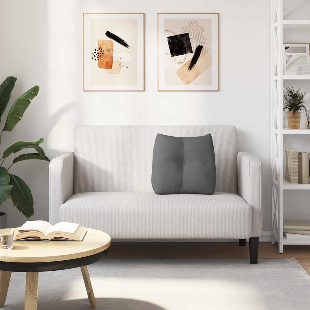 Perna pentru spate Gri închis 45 x 24 x 50 cm țesătură GartenMobel Dekor