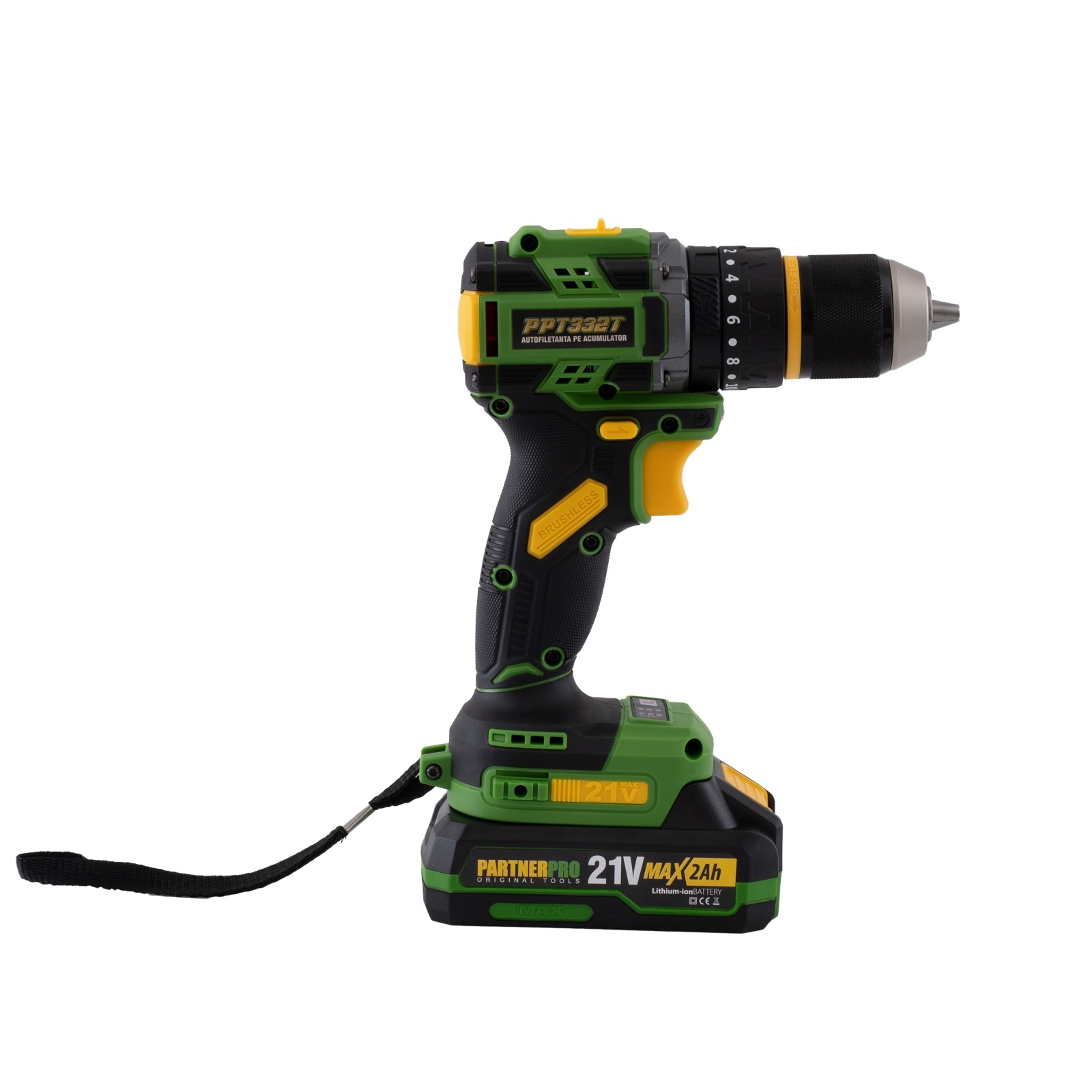 Autofiletanta cu impact pe acumulator PARTNERPRO PPT332T , 2x acumulatori 21V/2Ah, Brushless, 620 W Innovative ReliableTools