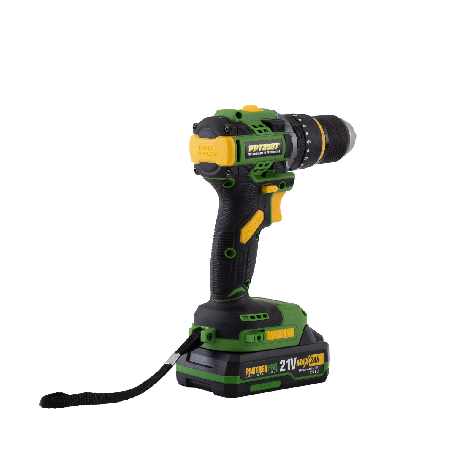 Autofiletanta cu impact pe acumulator PARTNERPRO PPT332T , 2x acumulatori 21V/2Ah, Brushless, 620 W Innovative ReliableTools