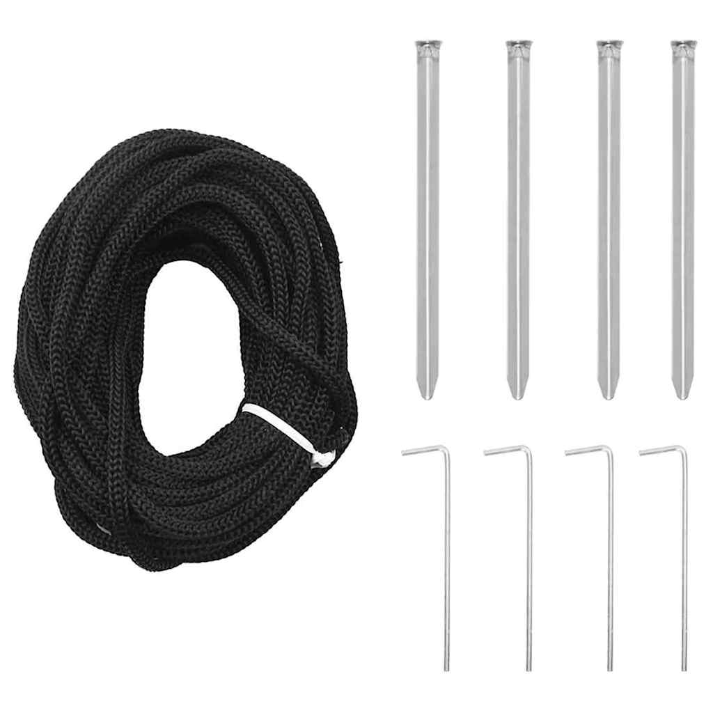 Brad de Crăciun LED cu 800 LED cu suport albastru 400 cm Fier GartenMobel Dekor