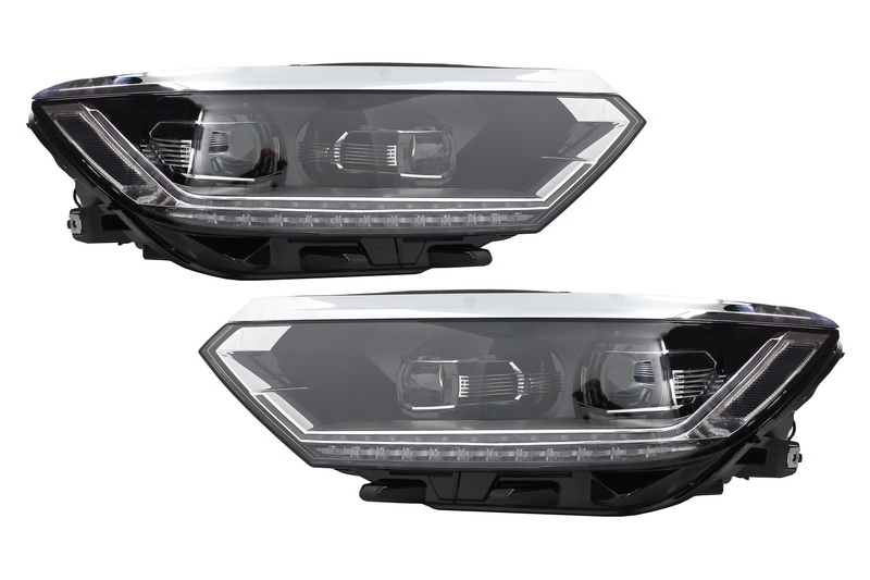 Faruri LED si Stopuri VW Passat B8 3G (2014-2019) Matrix Look R line cu semnal dinamic Performance AutoTuning