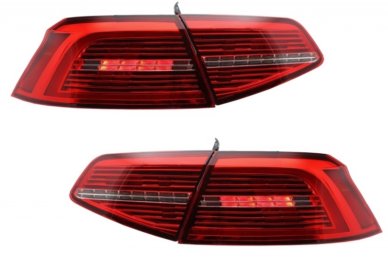 Faruri LED si Stopuri VW Passat B8 3G (2014-2019) Matrix Look R line cu semnal dinamic Performance AutoTuning