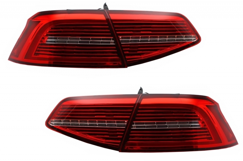 Faruri LED si Stopuri VW Passat B8 3G (2014-2019) Matrix Look R line cu semnal dinamic Performance AutoTuning