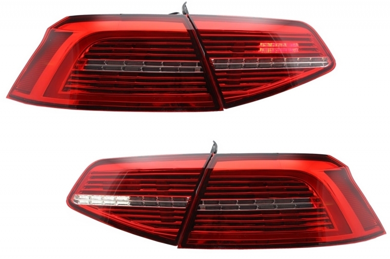 Faruri LED si Stopuri VW Passat B8 3G (2014-2019) Matrix Look R line cu semnal dinamic Performance AutoTuning