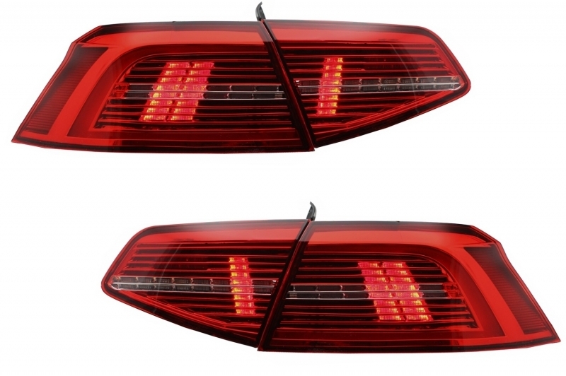 Faruri LED si Stopuri VW Passat B8 3G (2014-2019) Matrix Look R line cu semnal dinamic Performance AutoTuning