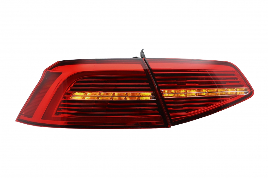 Stopuri LED VW Passat B8 3G (2015-2019) Sedan Matrix R line cu semnal dinamic Performance AutoTuning