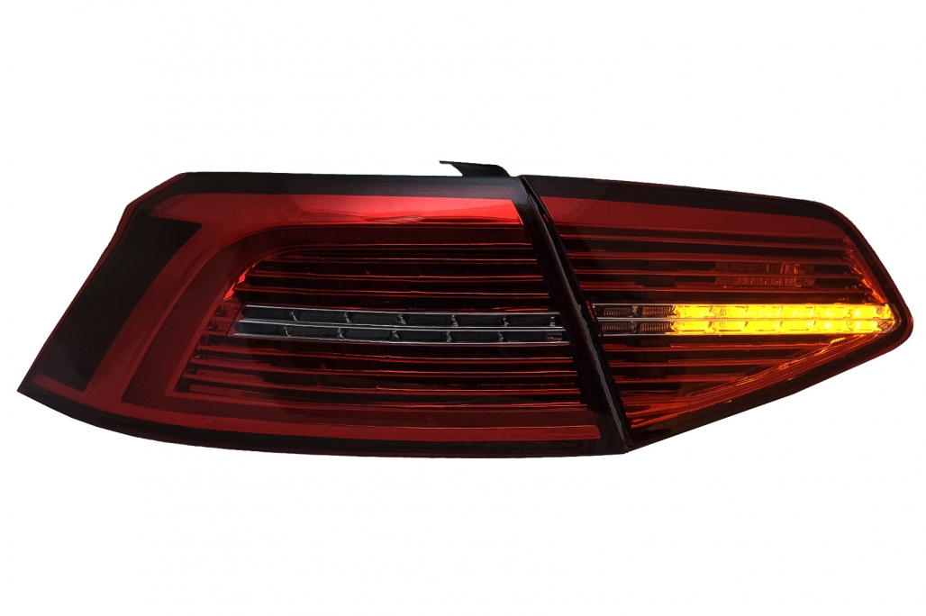 Stopuri LED VW Passat B8 3G (2015-2019) Sedan Matrix R line cu semnal dinamic Performance AutoTuning