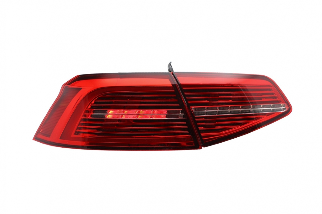 Stopuri LED VW Passat B8 3G (2015-2019) Sedan Matrix R line cu semnal dinamic Performance AutoTuning