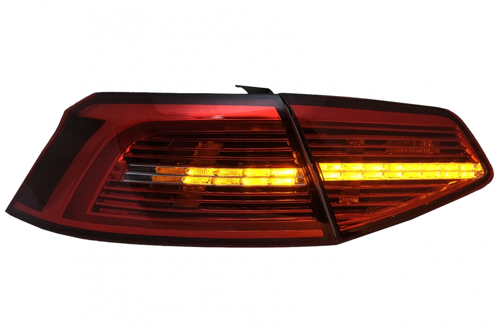 Stopuri LED VW Passat B8 3G (2015-2019) Sedan Matrix R line cu semnal dinamic Performance AutoTuning