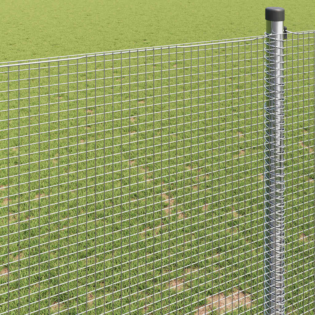 Gard din sârmă sudată Argintiu 0.6 x 100 m GartenMobel Dekor