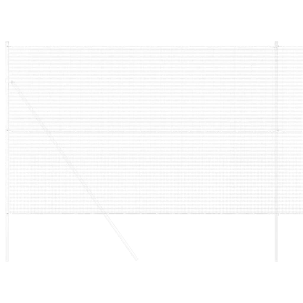 Gard din sârmă sudată Argintiu 1.5 x 50 m GartenMobel Dekor