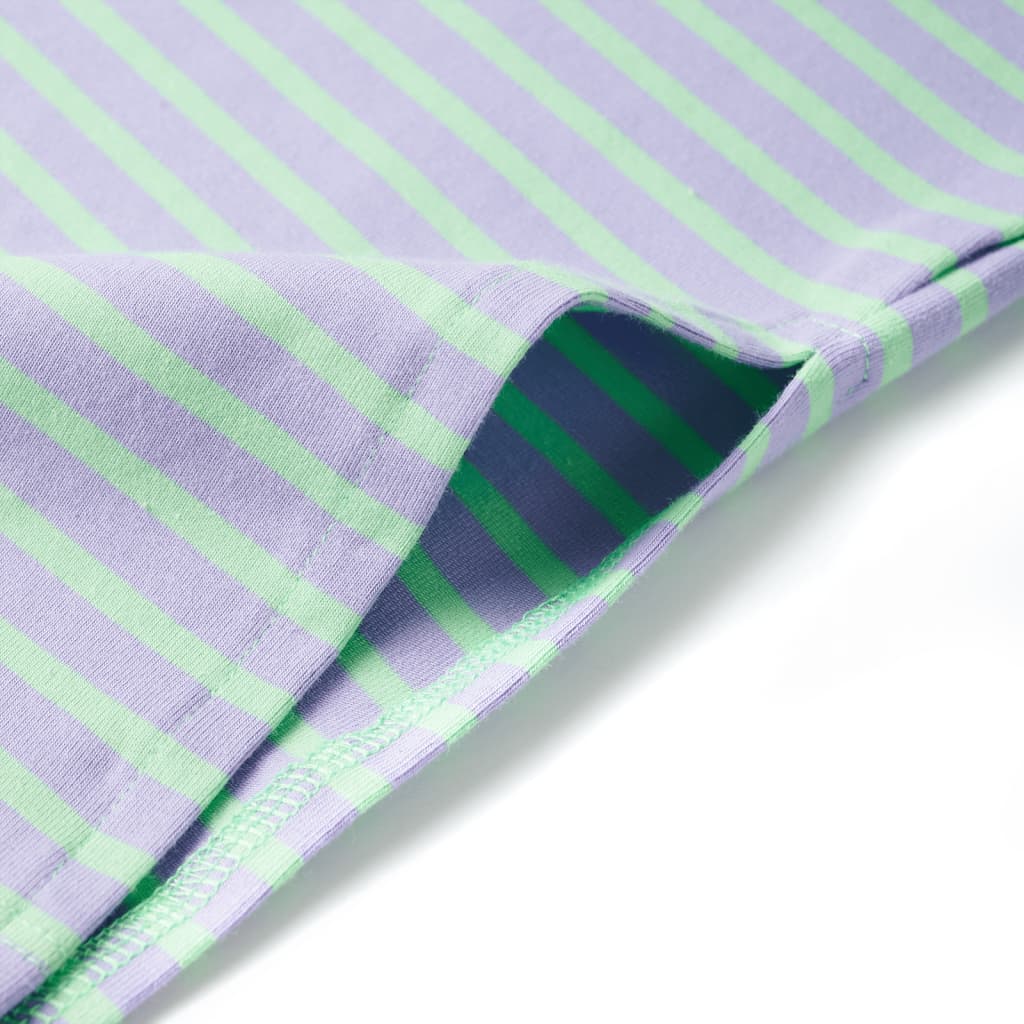 Fustă dreaptă pentru copii cu dungi, verde mentă aprins, 104 GartenMobel Dekor