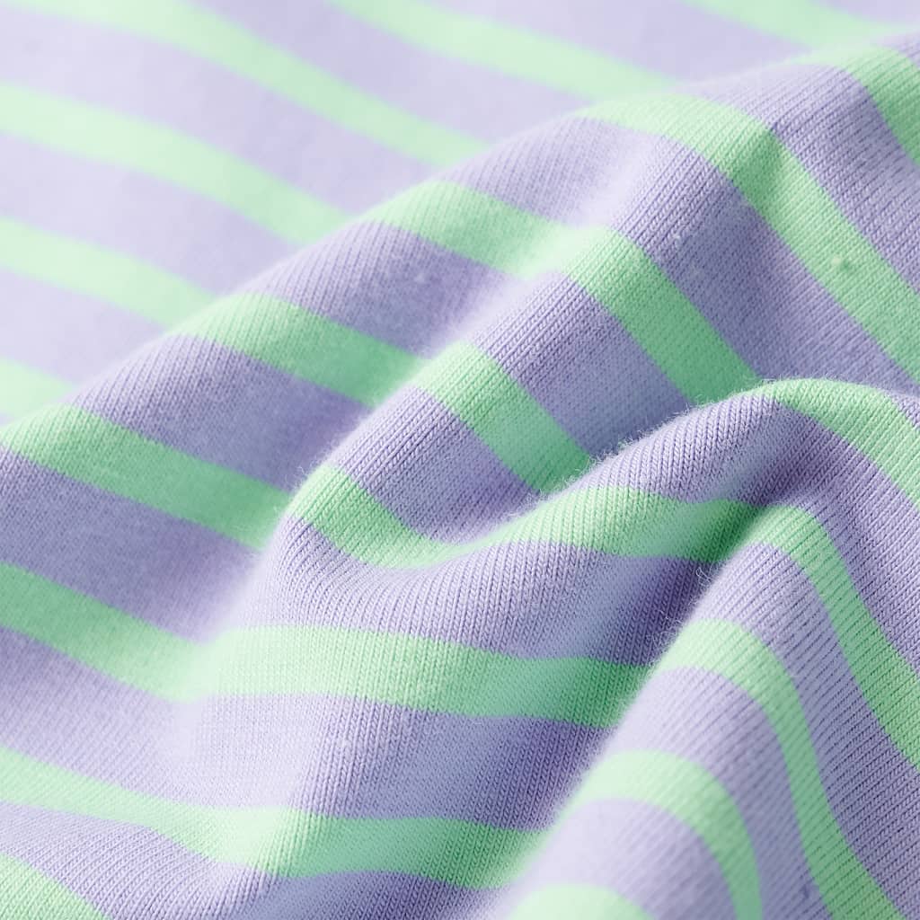 Fustă dreaptă pentru copii cu dungi, verde mentă aprins, 104 GartenMobel Dekor