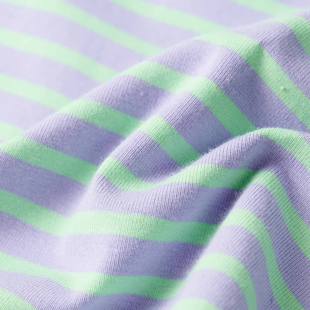 Fustă dreaptă pentru copii cu dungi, verde mentă aprins, 116 GartenMobel Dekor