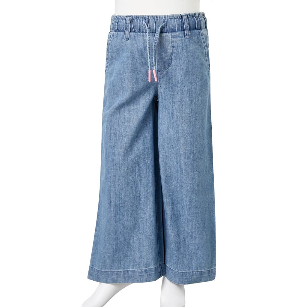 Pantaloni pentru copii, albastru denim, 116 GartenMobel Dekor