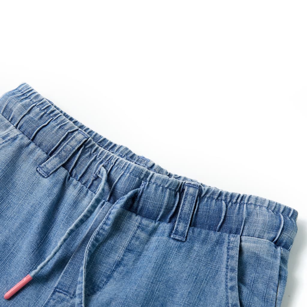 Pantaloni pentru copii, albastru denim, 128 GartenMobel Dekor