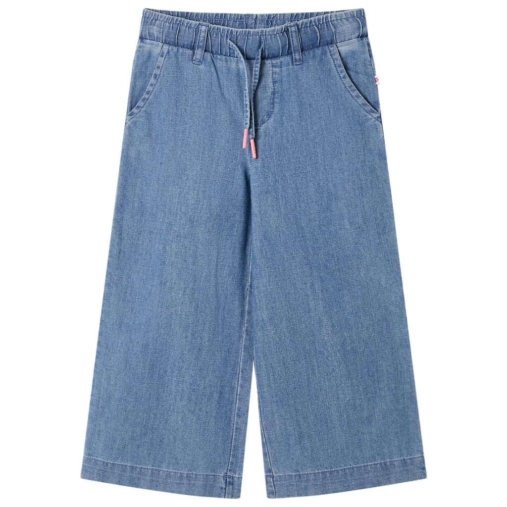 Pantaloni pentru copii, albastru denim, 140 GartenMobel Dekor