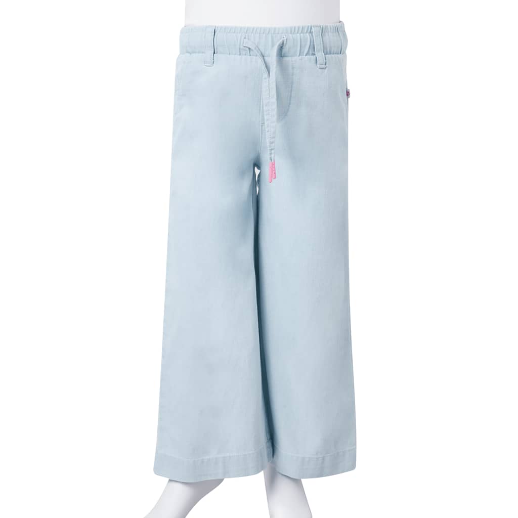 Pantaloni pentru copii, albastru denim pal, 116 GartenMobel Dekor