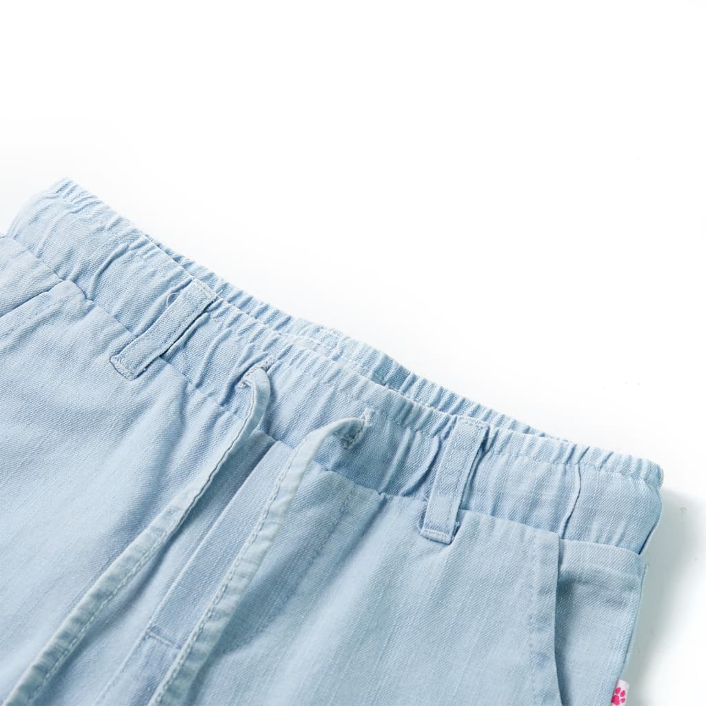 Pantaloni pentru copii, albastru denim pal, 116 GartenMobel Dekor