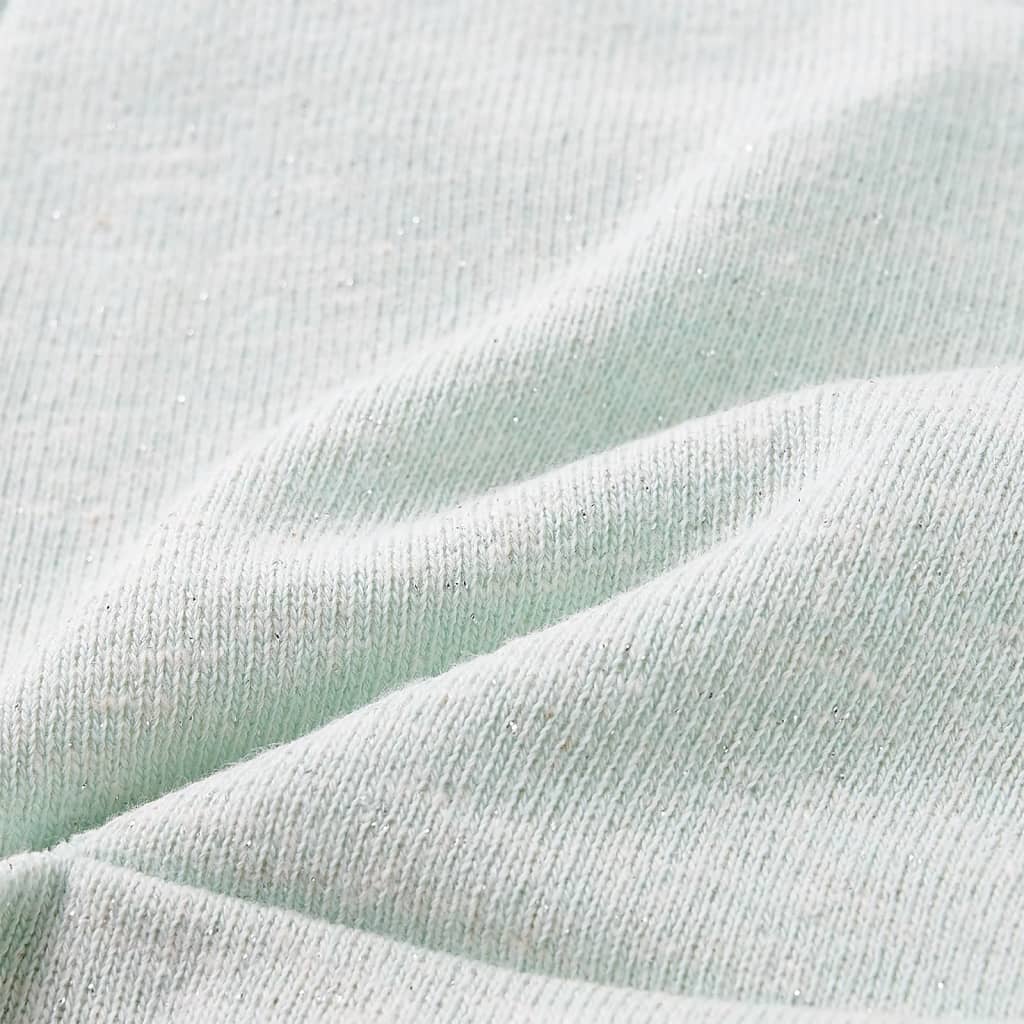 Pantaloni scurți de copii cu șnur, verde mentă deschis combinat, 116 GartenMobel Dekor