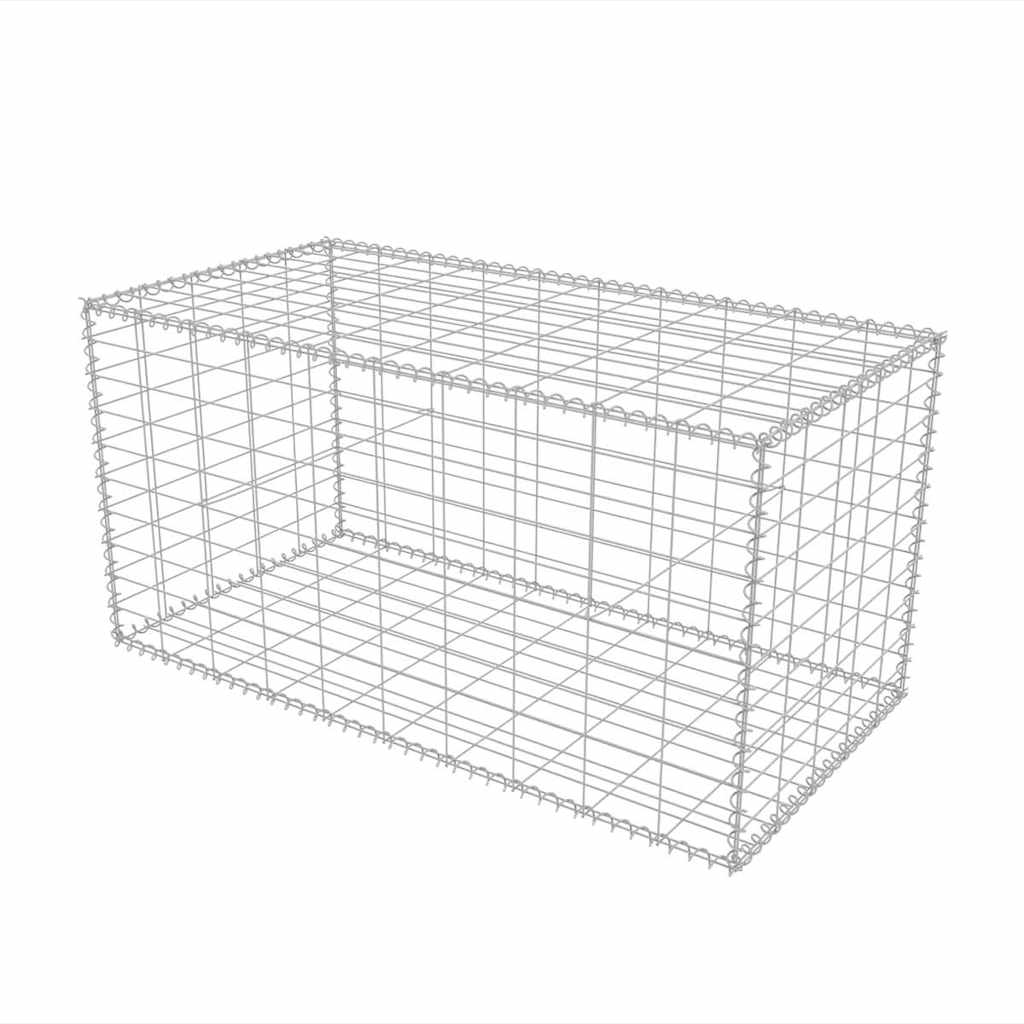 Coș gabion, 100 x 50 x 50 cm, oțel galvanizat GartenMobel Dekor