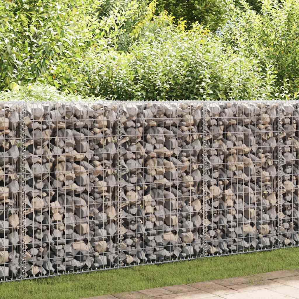 Coș gabion, 200 x 50 x 100 cm, oțel galvanizat GartenMobel Dekor