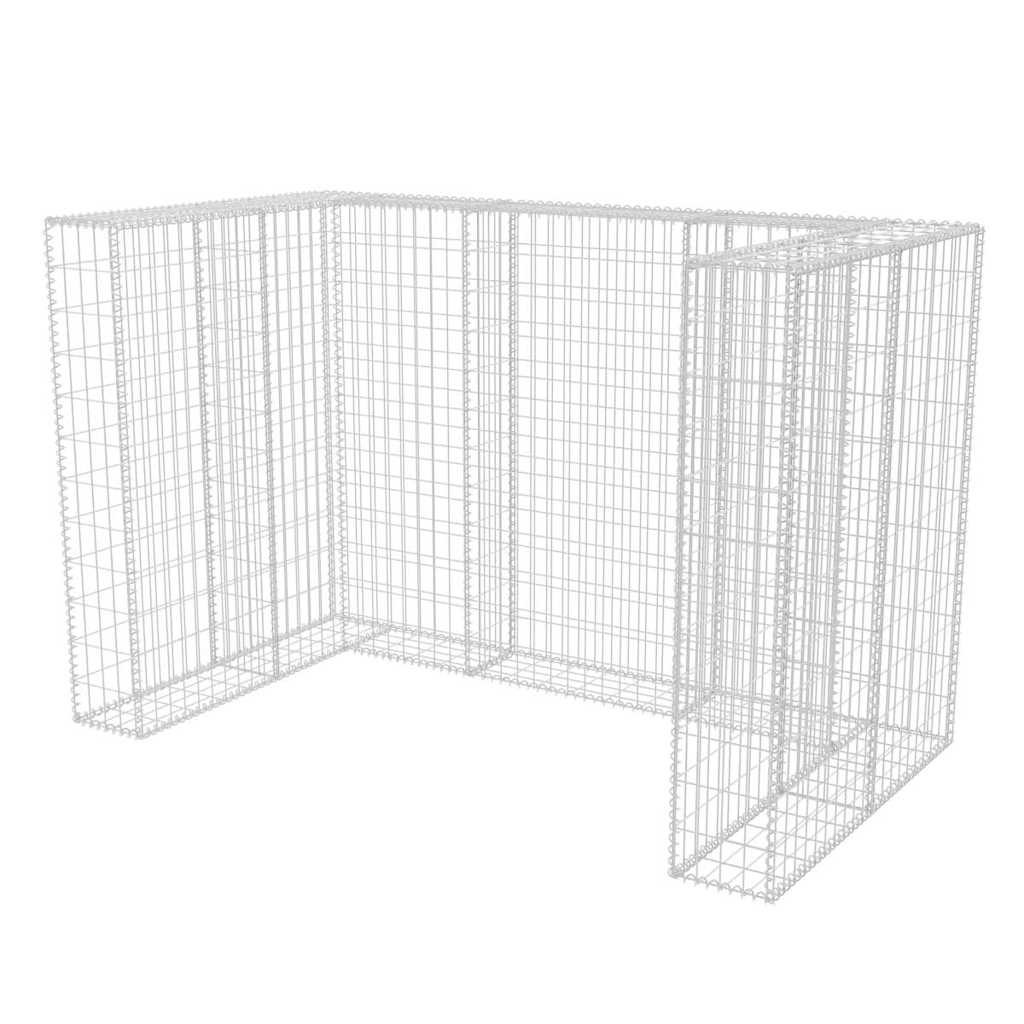 Gabion dublu îngrădire pubelă, oțel, 180 x 100 x 120 cm GartenMobel Dekor