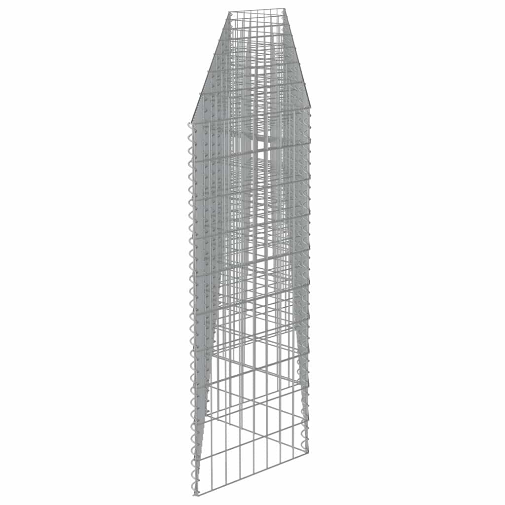 Perete gabion, oțel galvanizat, 450 x 30 x 100 cm GartenMobel Dekor