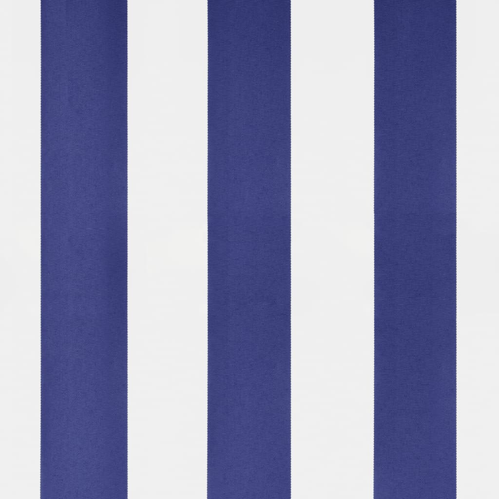 Copertină independentă, albastru și alb, 500x300 cm textil/oțel GartenMobel Dekor