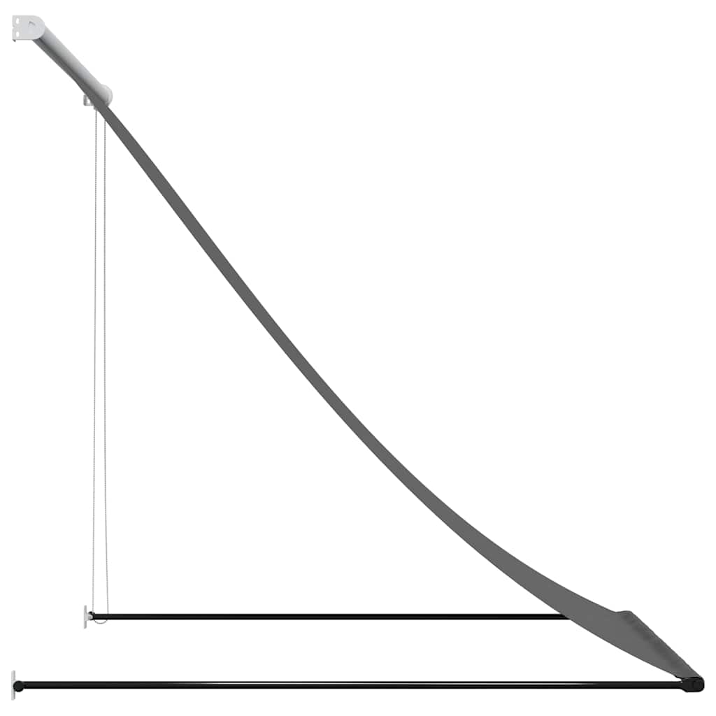 Copertină retractabilă, antracit, 150x150 cm, țesătură și oțel GartenMobel Dekor