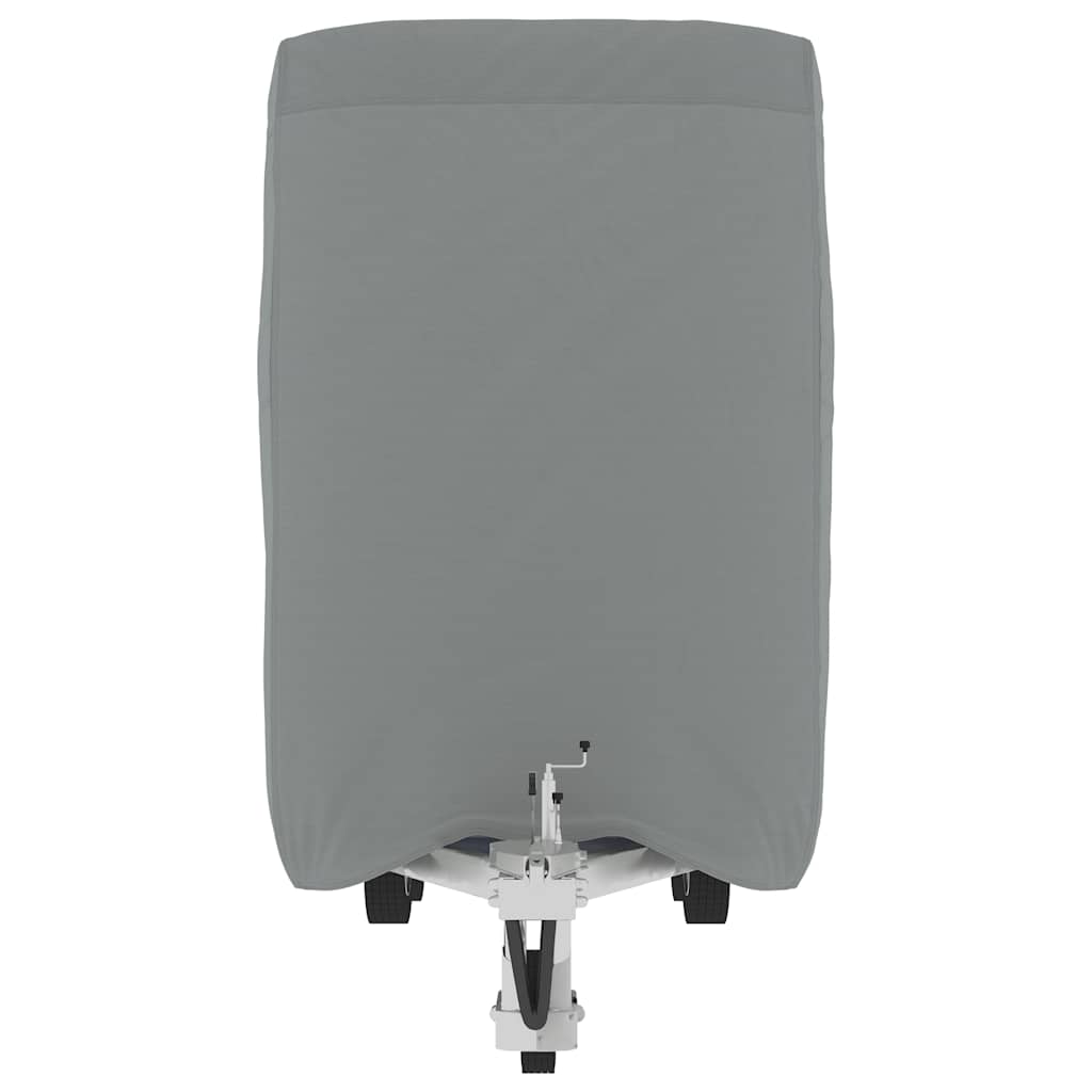 Husă remorcă pentru cai gri 376x168x240 cm țesătură nețesă GartenMobel Dekor