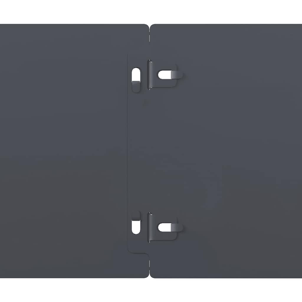 Borduri de gazon 10 buc Antracit 15x103 cm Oțel laminat la rece GartenMobel Dekor