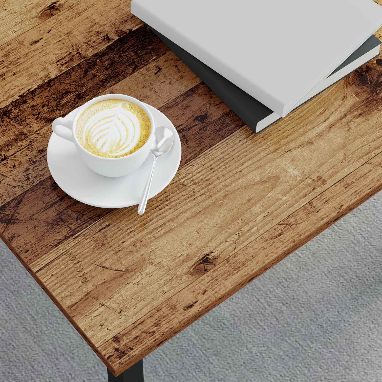 Masă de cafea Lemn vechi 50 x 50 x 36 cm Lemn compozit GartenMobel Dekor