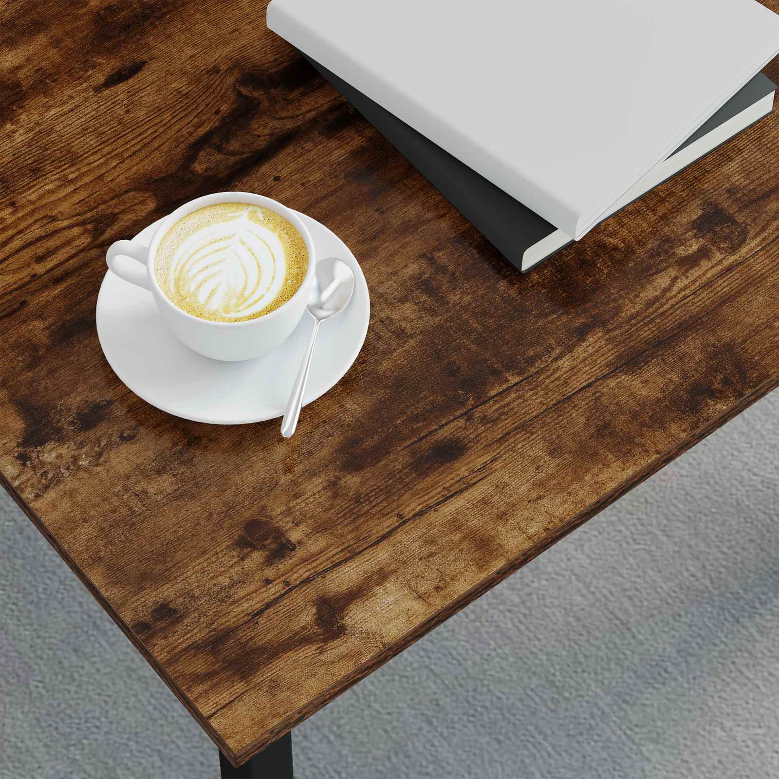 Masă de cafea Stejar fumuriu 40 x 40 x 36 cm Lemn compozit GartenMobel Dekor